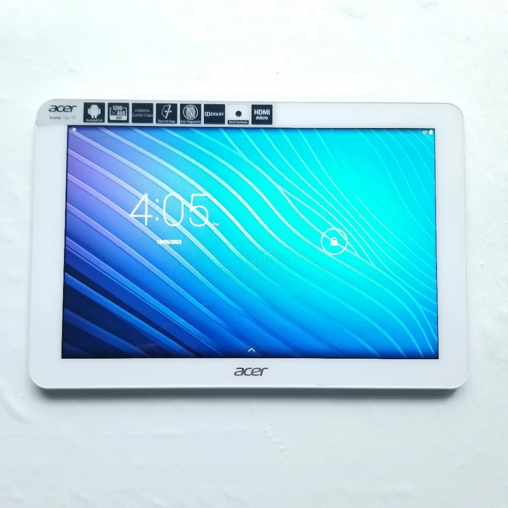 Acer Iconia Tab 10 Tablet Aluminum Body white NIB